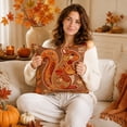 thumbnail image 5 of Halloween Sale Clearance!Fall Decor, Thanksgiving And Fall Pillow Covers 18x18 Inch Fall Pumpkin Maple Leaf Throw Pillowcase Case For Thanksgiving Pillow Rural Couch Sofa Bed Indoor Outdoor Decor, 5 of 8