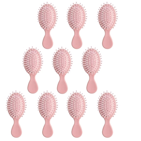 10 Mini Hair Brushes for Wet Hair, Ideal for
