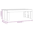 thumbnail image 4 of vidaXL Coffee Table Black 102x50x36 cm Engineered Wood, 4 of 5