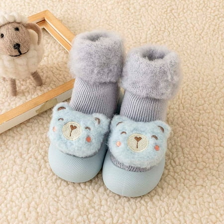 

Autumn And Winter Comfortable Baby Toddler Shoes Cute Cartoon Children Cotton Warm Breathable Soft Lightweight Non Slip Floor Sneakers