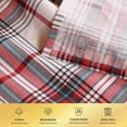 thumbnail image 3 of 100% Cotton Twin Sheet Set - 4 Piece Lightweight & Cooling Bed Sheets, 16 Inch Deep Pocket, Breathable Percale Bedding, Soft & Durable Luxury Sheets (Classical Plaid), 3 of 7
