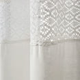 thumbnail image 5 of Lush Decor Dana Lace Cotton Blend Shower Curtain, 72x72, Neutral, Single, 5 of 7