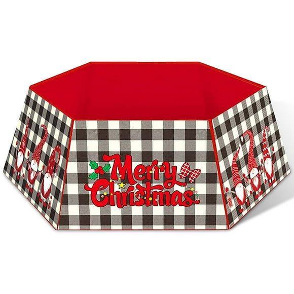 Merry Christmas Tree Collar Snowflakes Pet Wrap Decoration Xmas Ring Party Indoor Outdoor Floor Skirt Festival Decoration Craft Gift New 005