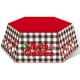 thumbnail image 1 of Wosthever Collar de árbol de Navidad copos de nieve anillo de Navidad fiesta vacaciones interior piso Festival decoración artesanía regalo Kits de decoración para fiestas cinco, 1 of 6
