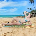 thumbnail image 5 of Coolnut Palm Trees Beach Towel Super Soft Microfiber Sand Free Beach Towels, Oversized Camping Pool Towel, Lightweight, Breathable & Quick Dry Towels, 31x71in Washcloth Gift, 5 of 7