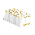 thumbnail image 4 of simhoa Candy Nuts Dish with Lid Appetizer Plate for Dining Room Living Room Kitchen White, 4 of 8