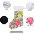 thumbnail image 3 of Coolnut 17.7 Inch Christmas Stockings, 2 PCS Colorful Daisy Floral Presonalized Large Stocking Sock for Family Holiday Xmas Party Decorations, 3 of 7