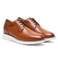 thumbnail image 6 of CMR CHAMARIPA Men's Elevator Formal Shoes - Brown Leather Business Casual Shoes 7CM / 2.76 Inches, 6 of 9