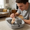 thumbnail image 2 of Large Hamster Cage Detachable Platforms Exercise Wheel Hideout Full Transparent Sturdy for Dwarf Robo Gerbil Small Animals, 2 of 8