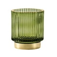 thumbnail image 1 of DOLITY Nordic Vanity Large Capacity Glass Container Case for Nail Varnish Day Gifts Green, 1 of 8