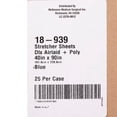 thumbnail image 3 of McKesson Stretcher Sheet Blue 40 W X 90 L Inch 18-939 25 per Case, 3 of 5