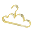 50Pcs Hangers Non Slip Metal Toddlers Clothes Hanger Golden Kids Cloud
