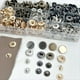thumbnail image 4 of 120 Juegos de Botones A Presión de Metal, Kit de Cierres A Presión de Sintético de 15 mm con 5 Herramientas de Fijación, 6 Colores de Broches para Manualidades., 4 of 5