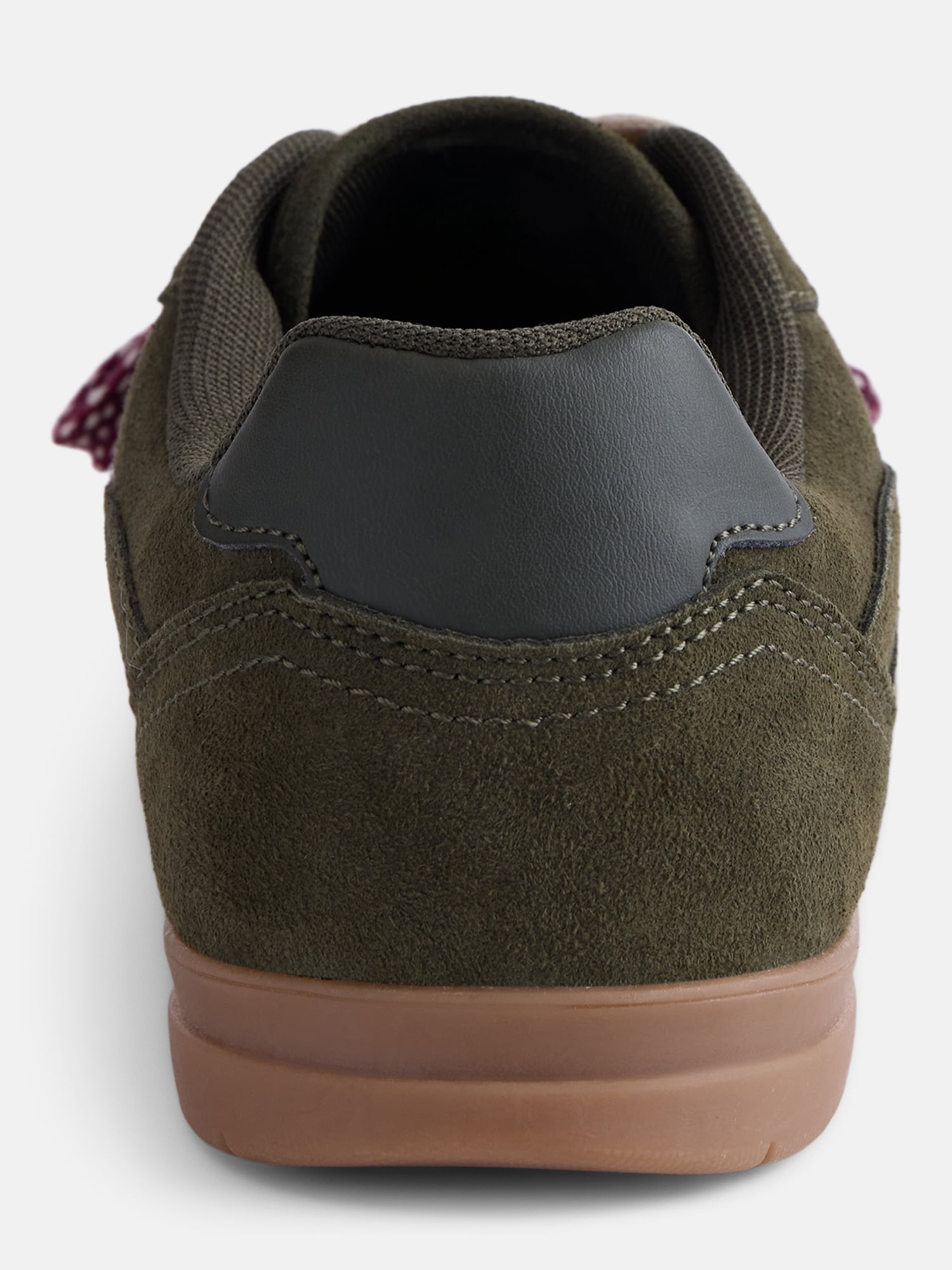 No Boundaries Women's Faux Suede Double Lace Sneakers