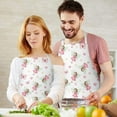 thumbnail image 3 of Fairy Heart Pattern Apron-Garden Aprons for Women with Pockets-Cotton Linen Waterproof Kitchen Cooking Gardening Aprons Adjustable for Kitchen,Cooking,BBQ and Salon 33x27 Inch, 3 of 7