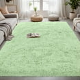 thumbnail image 2 of 5x7 Area Rugs for Living Room Rug: Soft Fluffy Shag Mint Green Rugs for Bedroom, Non-Slip Large Fuzzy Plush Rug Indoor Floor Carpet for Nursery Kids Boys Girls Room, Dorms, Playroom, 2 of 17