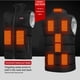 thumbnail image 3 of Chaleco calefactor eléctrico unisex Chaleco calefactable inteligente plegable para senderismo Esquí Ciclismo, 3 of 9