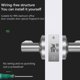 thumbnail image 4 of Bloqueo inteligente F180 Electronic Smart Lock Semiconductor Biological Fingerprint Handle Key Locks FLhrweasw El nuevo, 4 of 9