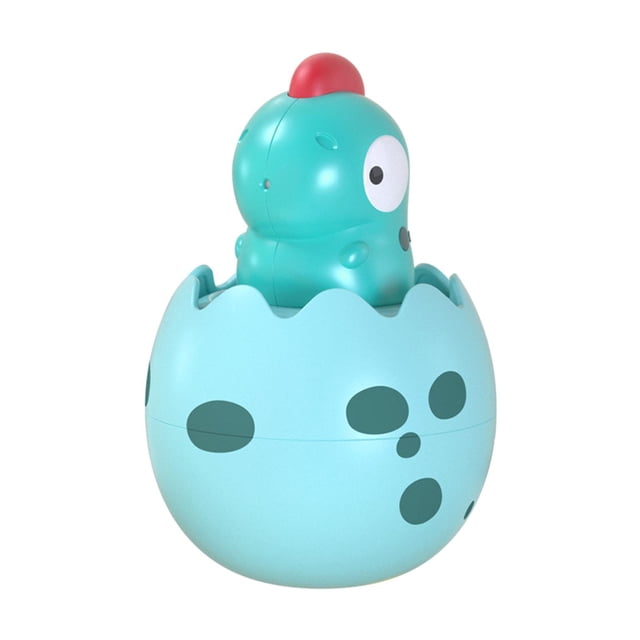 Juguete de baño para bebé, huevo rociador de agua, juguete rociador de baño creativo, eclosión flotante, juguete de agua rociado para niños de piscina azul