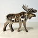 thumbnail image 1 of Decoración de madera de alce marrón de Navidad con Banban de bosque multicapa hueco LingWen 8390606263858, 1 of 1