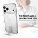 thumbnail image 4 of For iPhone 17 Pro Max Case TPU + PC Transparent Phone Cover with Kickstand, 4 of 5