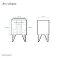 thumbnail image 3 of Annecy 24 Atlas Green Bathroom Vanity Cabinet Only (SM-BV254EN), 3 of 3