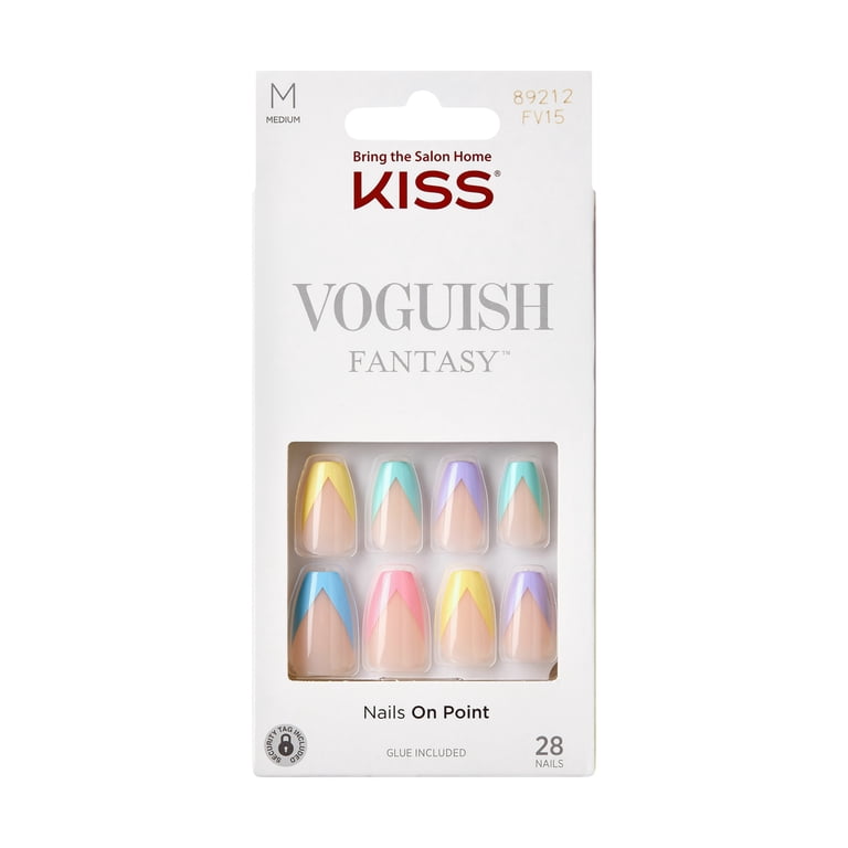 Kiss Voguish Fantasy Medium Coffin Press-On Nails photo 1