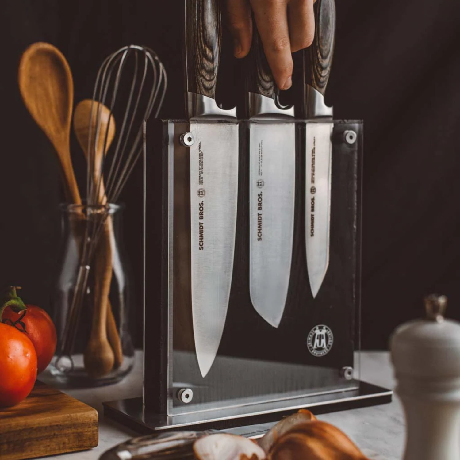 Schmidt Brothers Bonded Ash 7-Piece Knife Set