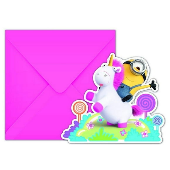 Minions Invitations Moelleuses (Lot de 6)