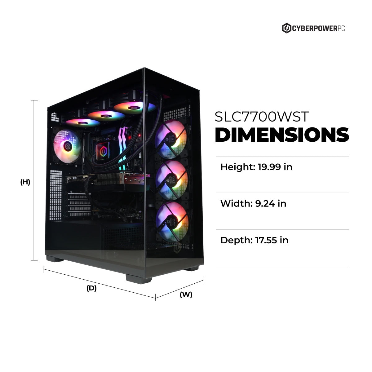 Cyberpowerpc Gamer Supreme Desktop AMD Ryzen 7 9800X3D SLC7700WST