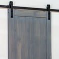 thumbnail image 6 of Ageless Iron Bd_Kit Rustic Black Iron 78-3/4" Barn Door / Sliding Door Hardware Roller, 6 of 6
