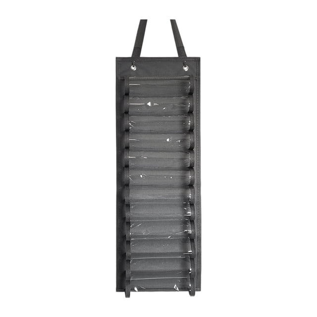 Soporte para rollo de vinilo con 12 compartimentos para armario: una solución creativa que ahorra espacio y es multiusos para el hogar. Gris oscuro