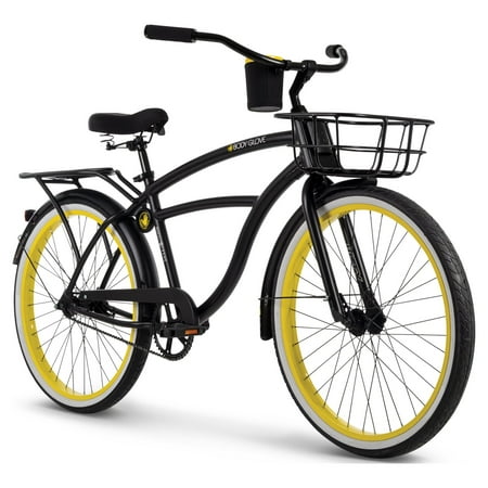 Body Glove 26 Inch Mens Beach Cruiser Bike, Black, by Huffy