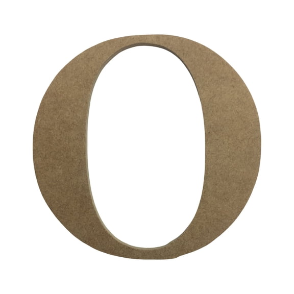 Wooden Letter Unfinished, Times Font, Craft Cutout