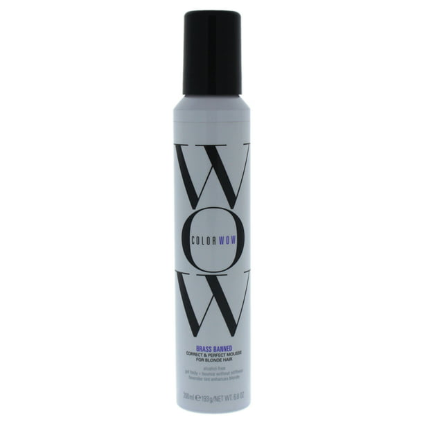 Color Wow Brass Banned Mousse Blonde Hair  Oz 