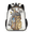 Blue, variant on Adult Boho Retro Butterfly Travel Backpack, Casual Daypack with Adjustable Shoulder Straps, Butterfly Laptop Backpack