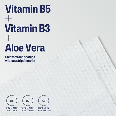 Cetaphil Gentle Skin Cleansing Cloths, 25 ct, Fragrance Free Face and Body Wipes