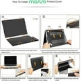 thumbnail image 4 of Mosiso MacBook Pro 14 inch Case 2024-2021 M5 M4 M3 M2 M1 Pro Max A3434 A3112 A3185 A3401 A2918 A2992 A2779 A2442, Plastic Hard Shell&Keyboard Cover&Screen Film&Pouch, Steel Blue, 4 of 6