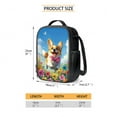 thumbnail image 4 of ZUXONGSY Painted Corgi Dog Daisy Flower Print School Backpack Set for Teens Girls Boys Kids Lightweight School Bags with Lunch Bag Pencil Pouch and Water Bottle Holder Back to School Gifts Set of 4, 4 of 6