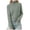 64#Mint Green, variant on Women's Turtleneck Sweater Long Sleeve Shirts Fall Trendy Tops Slim Fitted Ribbed Knit Basic Casual Sweater Black L