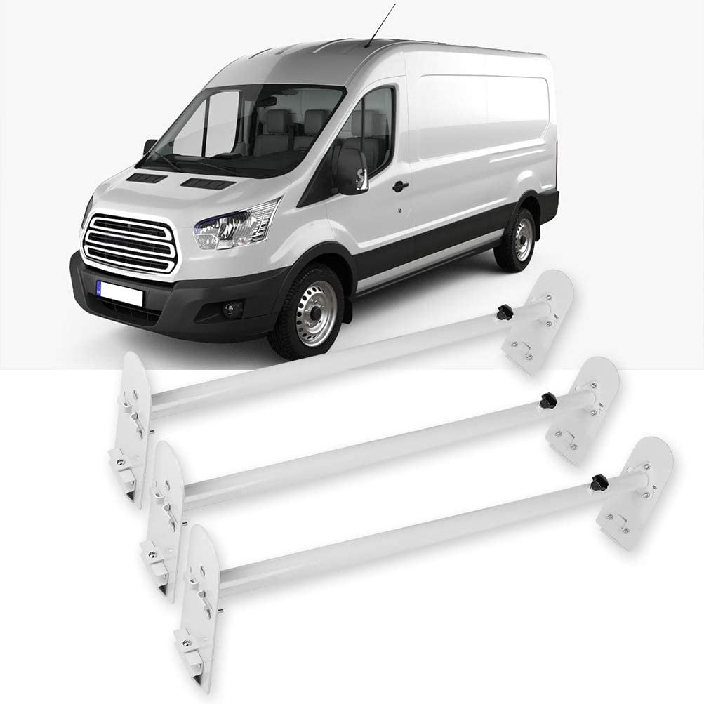 CCIYU Adjustable Roof Ladder Racks 78.8" Van Ladder Rack for Chevy