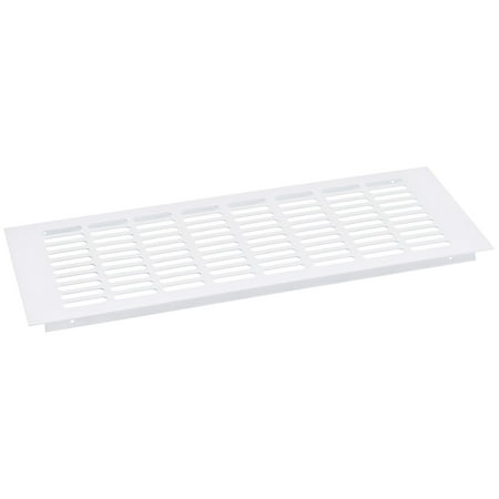 

Air Vents Cover 1Pack 400 x 150mm Aluminum Alloy Mesh Air Return Vent Cover Louvered Ventilation Grille (White)