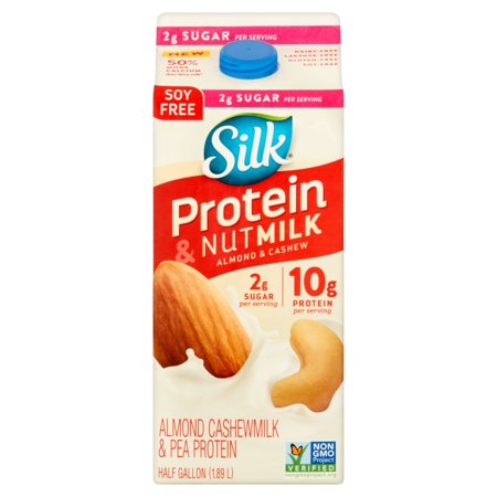 Silk Protein Original Pea, Almond & Cashew Milk - 0.5gal