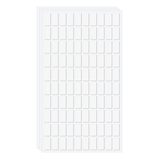 Unique Bargains Double Sided Adhesive Dots, 300 Pack Clear Sticky Tack Rectangle Mounting Putty Removable Adhesive Putty