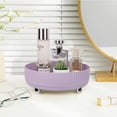 thumbnail image 2 of Bandeja organizadora de maquillaje y perfume Anyoifax, giratoria 360°, color morado, 2 of 5