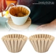 thumbnail image 1 of 50pcs Disposable Wood Fiber Coffee Filters Cup Replacement (S), 1 of 9