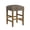 Brown Window Pane Print, variant on Home Decor | Modern 24-Inch Counter Stool | Backless Metal Frame Bar Stools Counter Height | Decorative Home Furniture, Natural