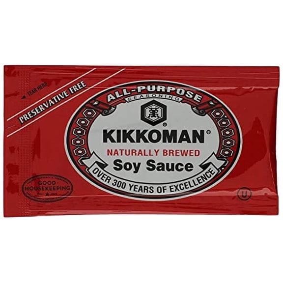 Kikkoman Soy Sauce Packets, Traditionally Brewed, 40-count