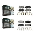 thumbnail image 1 of TEC Front Rear Ceramic Brake Pads Kit for Car Chevrolet Equinox GMC Terrain KTC-100199, 1 of 10