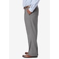 thumbnail image 3 of KingSize Men's Big & Tall Relaxed Fit Wrinkle-Free Expandable Waist Pleated Pants, 3 of 6